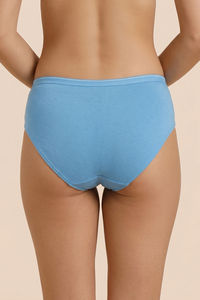 Zivame Anti-Microbial Low Rise Full Coverage Hipster Panty (Pack of 3) - Multicolor — thumbnail 12